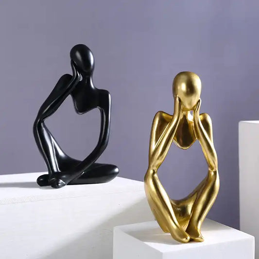 Abstract Art Home and Office Decor - Thinker Statues